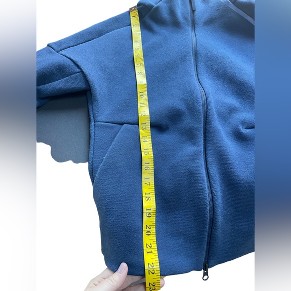 ADIDAS WOMEN'S ATHLETICS Z.N.E. HOODIE Color- Navy - Picture 11 of 14